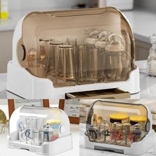 Babies Bottle Countertop Drying Rack Portable Bottle Storage Box