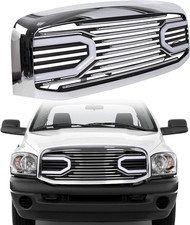 Front Hood Bumper Grille Compatible with 2006-2009 Dodge RAM 2500 3500 2006-2008