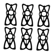 Motorcycle Phone Mount Tether, Anti-Slip Silicone Security Band Bike 6PCS