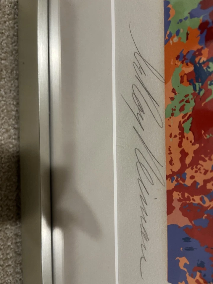 Saltador de poste de pintura Leroy Neiman Foto 4 de 4