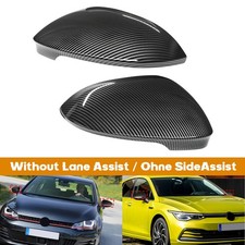 1 Paar Carbon-Stil Spiegelkappe Gehäuse Für VW Golf VIII Variant CG5, DB5 2020-