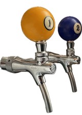 Beer Tap Handle Pool Balls 3/8 thread fit Nukatap Lindr Perfect Draft Pro Perlik