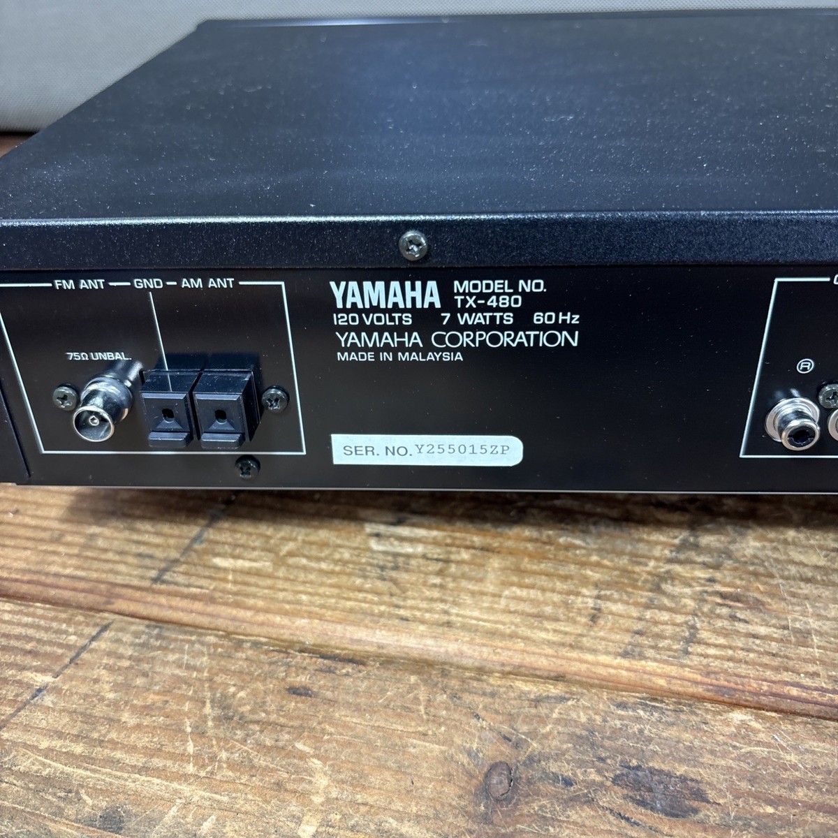 Yamaha TX‑480 AM FM Stereo Tuner Tested Working Clean Home Audio