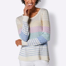 creation L Damen Pullover Oberteil Rundhals L...
