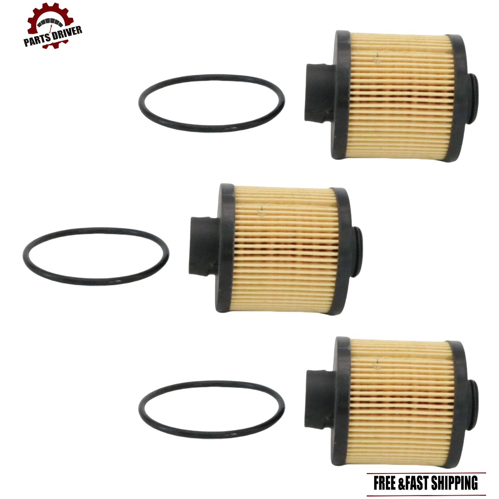 3Pcs Oil Filter Fits Lamborghini Gallardo Spyder Coupe Superleggera SE Base Nera