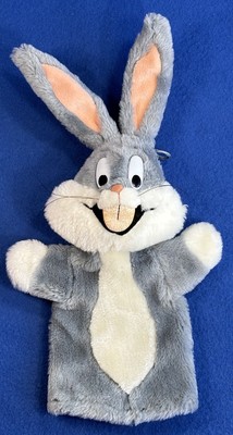Vtg Bugs Bunny Plush Hand Puppet Warner Bros Characters Looney Tunes 24k Co 1991