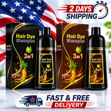 Hair Dye Shampoo 3 in 1 Hair Shampoo Instant Hair Dye Herbal Ingredients US
