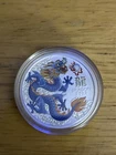 2024 Australian Year of the Dragon 1/2oz Fine Silver Colorized