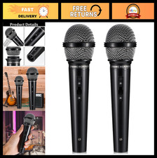 2 PCS Fake Microphone Props for Kids - Realistic Pretend Karaoke Mic, 6.5"x2.1