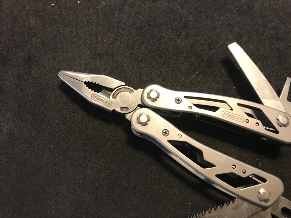 Stanley Tools 12-in-1 Multi-Tools Leatherman Style Plier Set w/ Sheath Case - Image 3 of 4