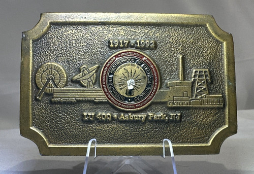 Vintage International Brotherhood Electrical Workers Union - Belt Buckle
