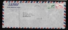 Chile SC#C176 & C177 on Post Marked 1959 to USA Airmail Cover