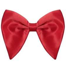 Oversized Bow Ties for Men, Pre Tied Men's Bowtie Big Bow tie for Red