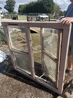 Window Complete With Glass Single Glaze Suitable For Shed/Garage