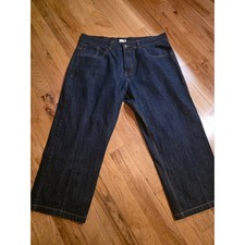 Rocawear Mens Baggy Wide Leg Jeans Dark Wash Blue Sz 40 Streetwear Y2K 10-683-0
