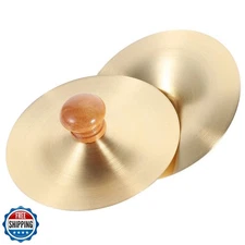 Abaodam Finger Cymbals Copper Mini Percussion Cymbals Pair 2.75 I