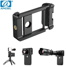 APEXEL Universal Phone Clip 66-95mm Extendable Monocular Telescope Phone Adapter