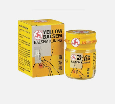 5 x Three Legs YELLOW BALSEM Analgesic Cream 36g for Pain Relief -DHL Express