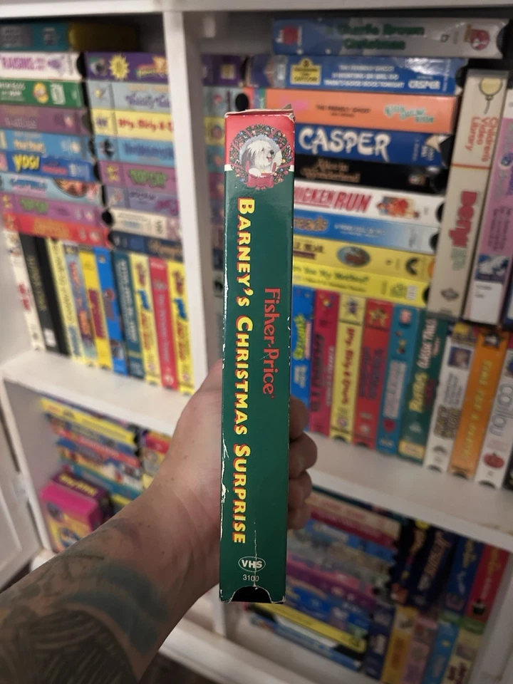 Barney's Christmas Surprise VHS Tape 1992, Stocking Stuffer Collector OOP HTF - Image 3 of 4