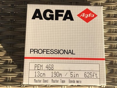 AGFA  PEM 468 13cm Spule / Reel / Tape ''NEU   (190 M / 625 FT) Nagra Uher