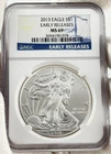 2013 $1 American Eagle NGC MS69 EARLY RELEASES 1 oz .999 Fine Silver Coin