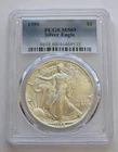 First Date 1986 PCGS MS69 $1 Dollar 1 Ounce 999 Silver Eagle Coin