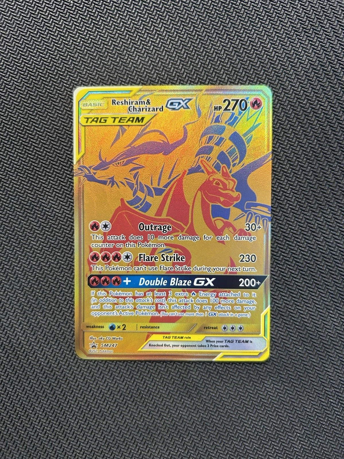 Deal for Pokemon TCG Reshiram & Charizard GX SM247! NM Condition! See Description!