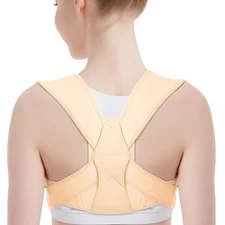 Posture Corrector for Women and Men, Adjustable Upper Back Brace for Clavicle