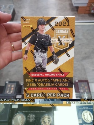 2021 Elite Extra Edition Baseball Hobby Box Factory Sealed Brand New 10 Hits Per