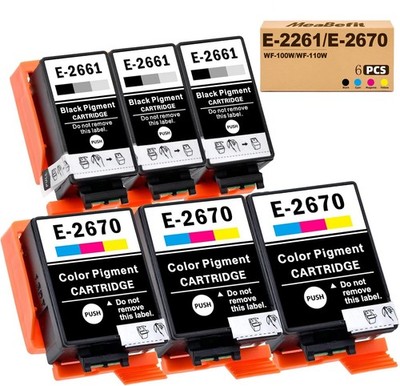 Tinte Kompatible mit Epson 266 267 T2661 T2670 für Workforce WF-100W WF-110W