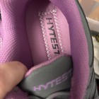 HYTEST STEEL TOE WOMEN'S safety ATHLETIC work SHOE GRAY Purple size 9.5 — photo 3