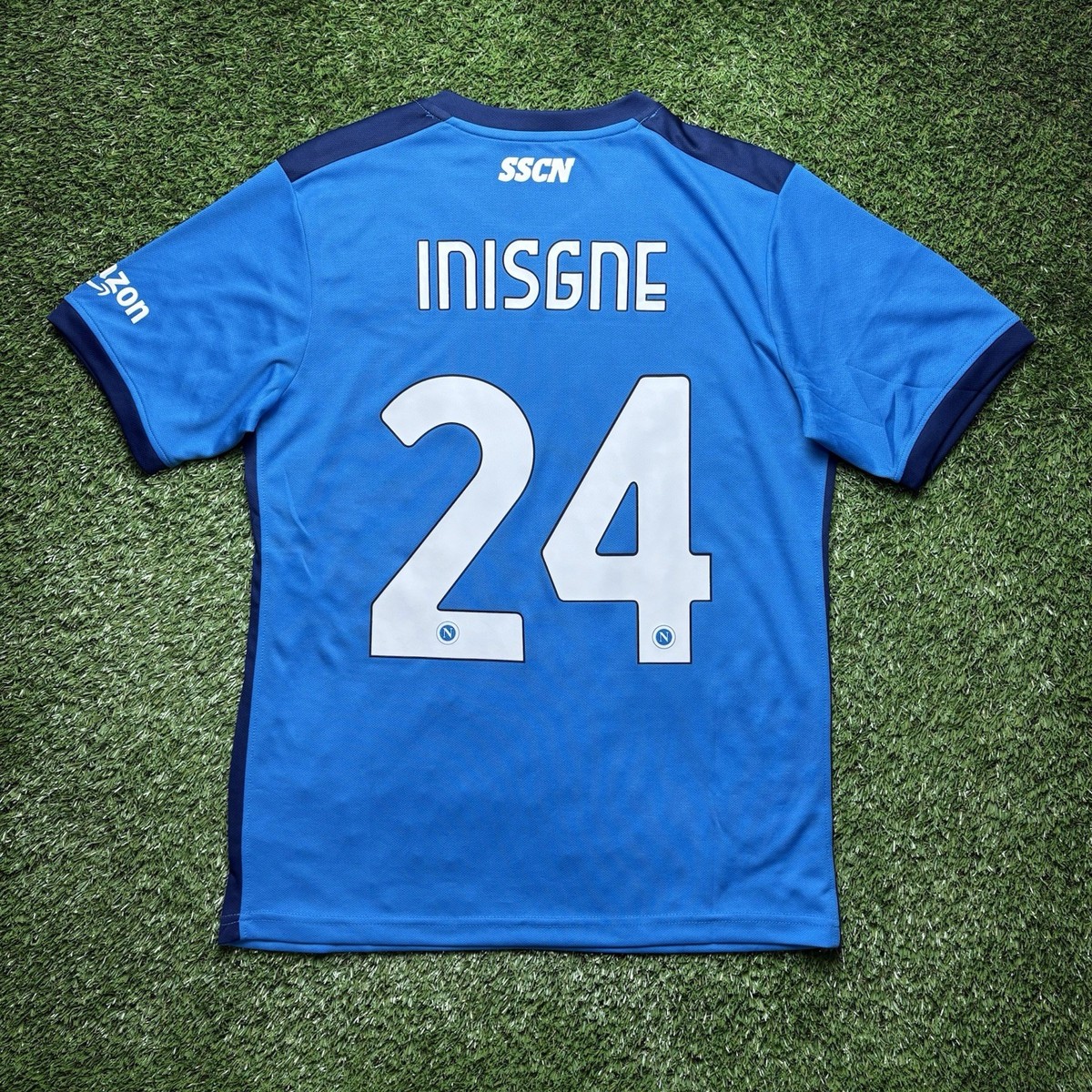 2021 2022 Napoli Insigne Jersey Shirt Kit Away Blue Nike Small S 
