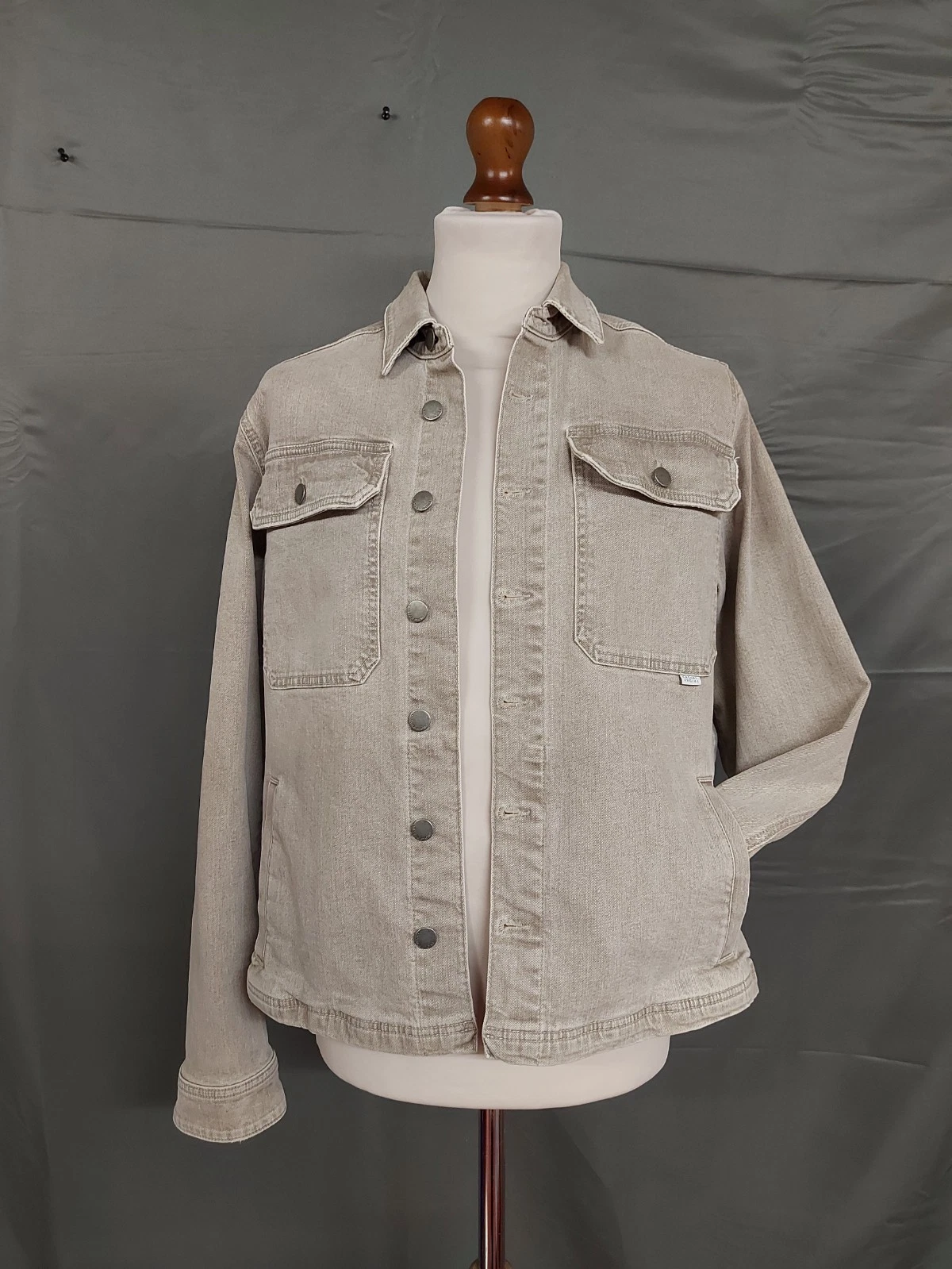 CASUAL FRIDAY grey denim jacket size M