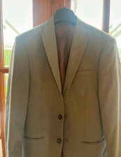 River Island Men’s Grey 2-Piece Suit 38R Single-Breasted Twill Lined