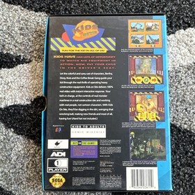 SEGA CLUB KIDS ON SITE SEGA CD, CASE, MANUAL