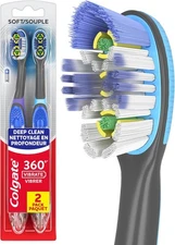 2 Pack, Total Advanced 360 Floss Tip    Toothbrush