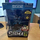 GI Joe Sigma 6 Snake Eyes NINJA PARATROOPER PARACHUTE Figure + DVD & Comic Boxed