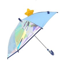 Sanrio Badtz-Maru Sweet Star 3D Pop-Up Star Open Stick Umbrella