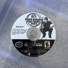 Tiger Woods PGA Tour 2004 (Nintendo GameCube, 2003) Disc 1 Has Scratches