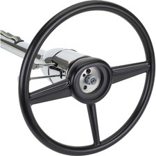 1947-54 Classic Chevygmc Truck 15 Inch Steering Wheel Satin Black Finish 1947-54 Classic Chevygmc Truck 15 Inch Steering Wheel Satin Black Finish