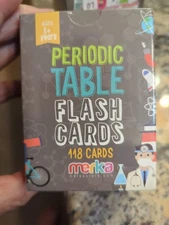 Periodic Table Flash Cards, Educational Periodic Table Cards-  118 Cards in Box