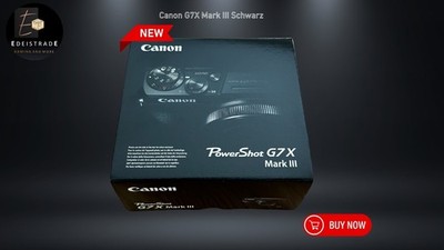 Canon PowerShot G7 X Mark III 20.1MP Kompaktkamera - Schwarz NEU OVP