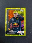 2025 Topps Chrome Sapphire F1 Max Verstappen Yellow 42/75 #142 LZC