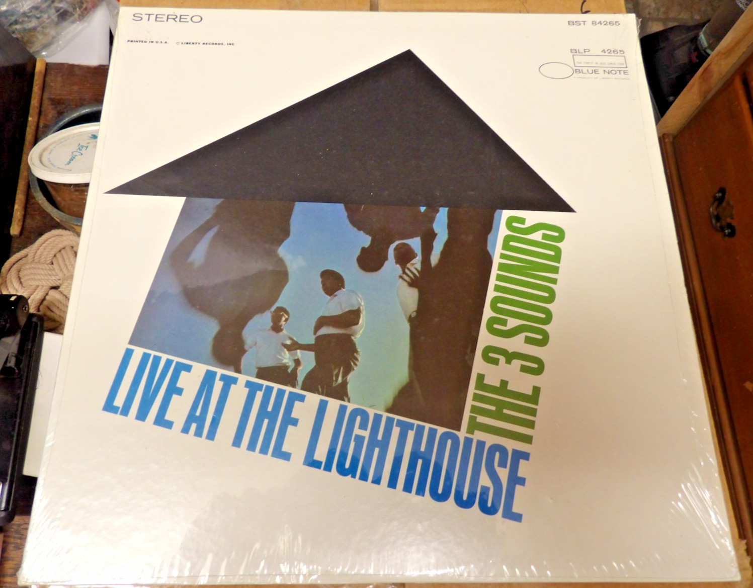 LIVE AT THE LIGHTHOUSE THE THREE SOUNDS LP BLP 42665 1967 EX vinyl