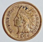 Indian Head Penny"1" Coin Lot 1904 *VERY NICE *FULL LIBERTY* Shiny *Cleaned*#400