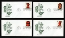 #1775-1778 15c Pennsylvania Toleware, Artmaster FDC **ANY 5=FREE SHIPPING**