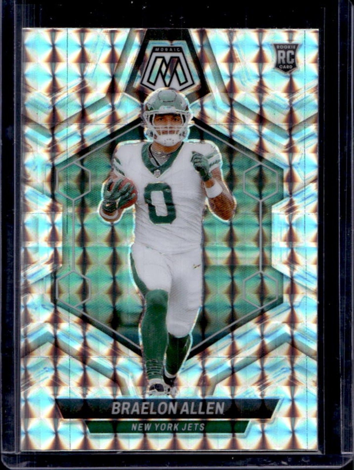 2024 Mosaic Braelon Allen RC Mosaic Prizm Rookie #389 Jets