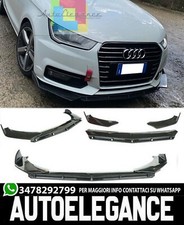 BLADE FÜR AUDI A1 8X SPLITTER STOSSSTANGE VORNE GLÄNZEND SCHWARZ LOOK RS1