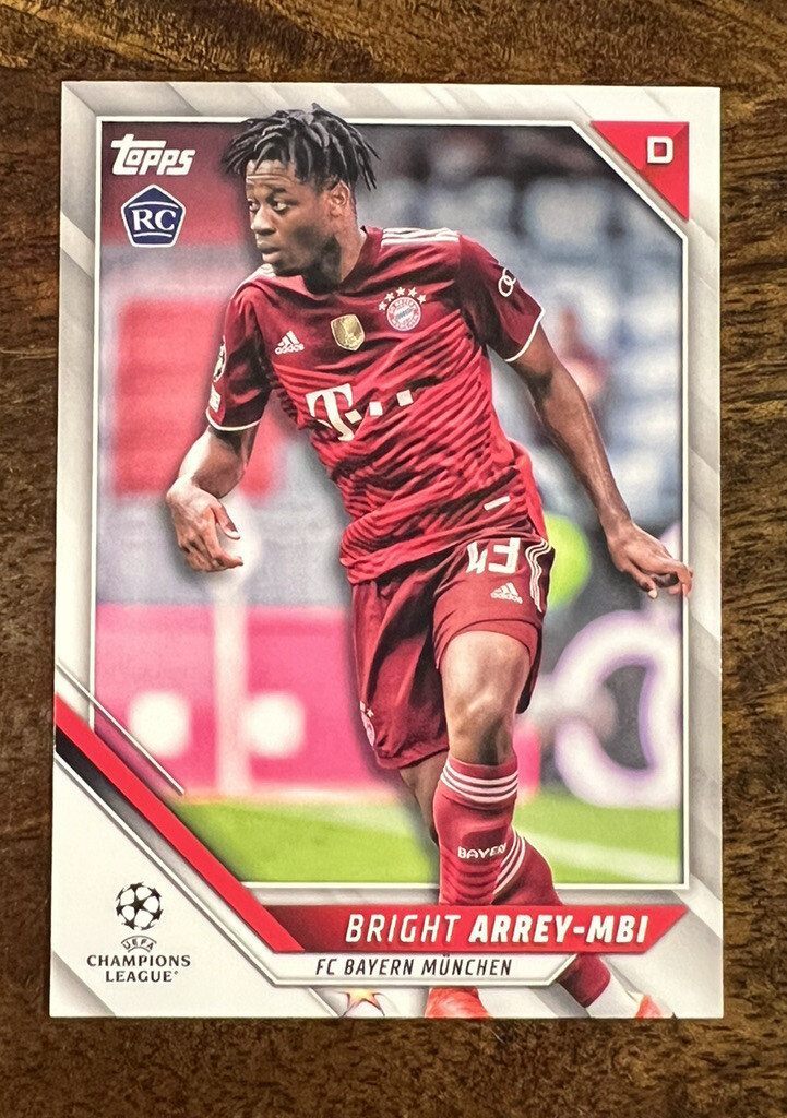 2021-22 Topps UEFA Champions League #182 Bright Arrey-Mbi FC