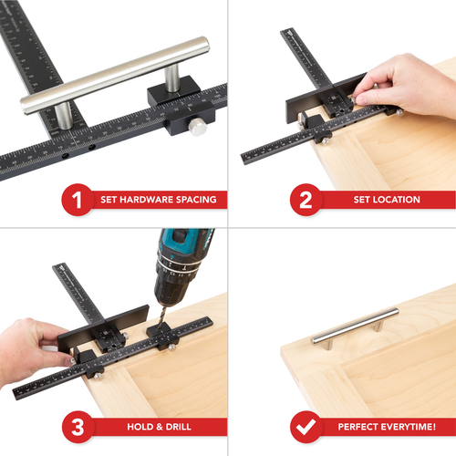 Manufacturer Refurbished True Position Tools TP-1934 Cabinet Hardware Jig - Picture 6 of 7